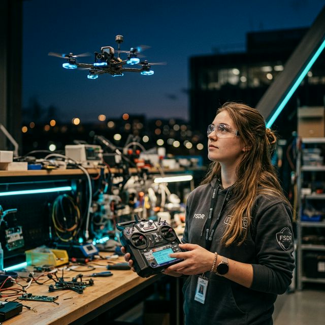 Student Remote Flying Action
